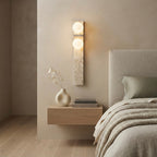 Kenji, Architectural, Travertine, Wall Lighting, Contemporary, Earthy