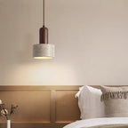 Tsutsu Cylinder Pendant, Minimalist Japandi Wall Sconce Ambient Light, Elegant Form