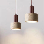 Tsutsu Cylinder Pendant, Minimalist Japandi Wall Sconce Ambient Light, Elegant Form