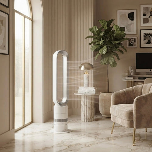 Aeris Sleek Floor-Standing Ultra-Quiet Bladeless Air Circulation Fan