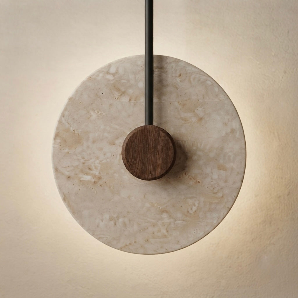 Haruki, Modern, Stone, Sconce, Zen, Luxury