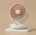 Aurelia Ultra-Quiet Spiral Fan with Metallic Accents