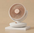 Aurelia Ultra-Quiet Spiral Fan with Metallic Accents
