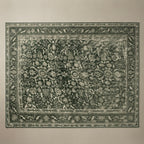 Isla Olive & Emerald Retro Persian Soft Area Rug