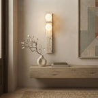 Kenji, Architectural, Travertine, Wall Lighting, Contemporary, Earthy