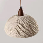 Ōki Dome Pendant, Sculptural Japandi Dome Pendant, Organic Light for Modern Spaces