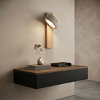 Itsuki, Architectural, Travertine, Wall Lighting, Contemporary, Earthy