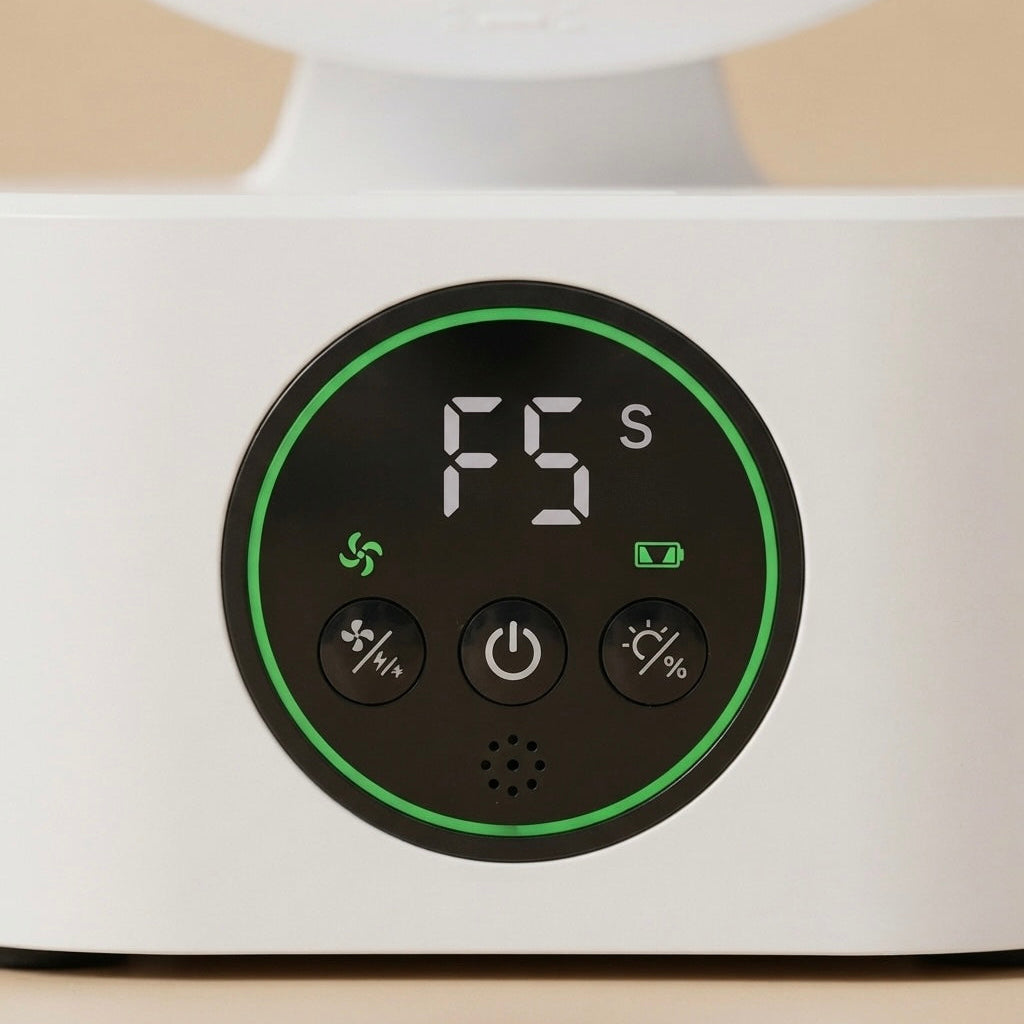Solaris Voice-Activated Smart Desktop Air Circulation Fan