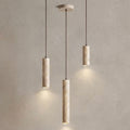 Takí Slim, Slender, Architectural, Travertine, Pendant, Modern