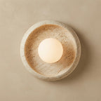 Rei, Modern, Stone, Sconce, Zen, Luxury