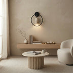 Saku, Modern, Stone, Sconce, Zen, Luxury