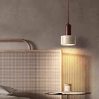 Tsutsu Cylinder Pendant, Minimalist Japandi Wall Sconce Ambient Light, Elegant Form
