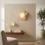 Yuge, Sculptural, Japandi, Sconce, Natural, Stone