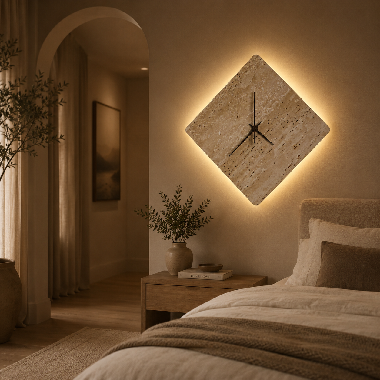 Kaori, Sculptural, Japandi, Sconce, Natural, Stone