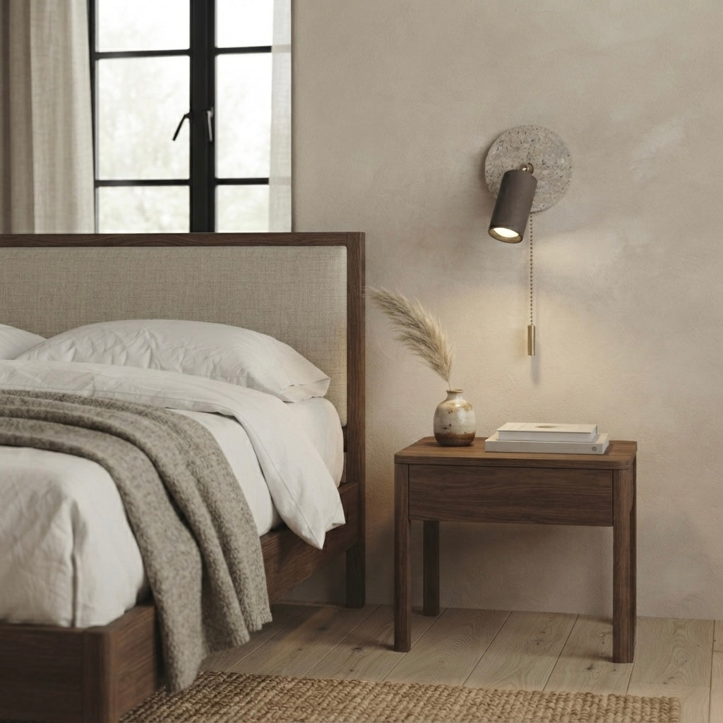 Komore, Architectural, Travertine, Wall Lighting, Contemporary, Earthy