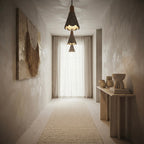 Kasumi Drop, Modern, Stone, Hanging Light, Zen, Luxury