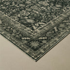 Isla Olive & Emerald Retro Persian Soft Area Rug