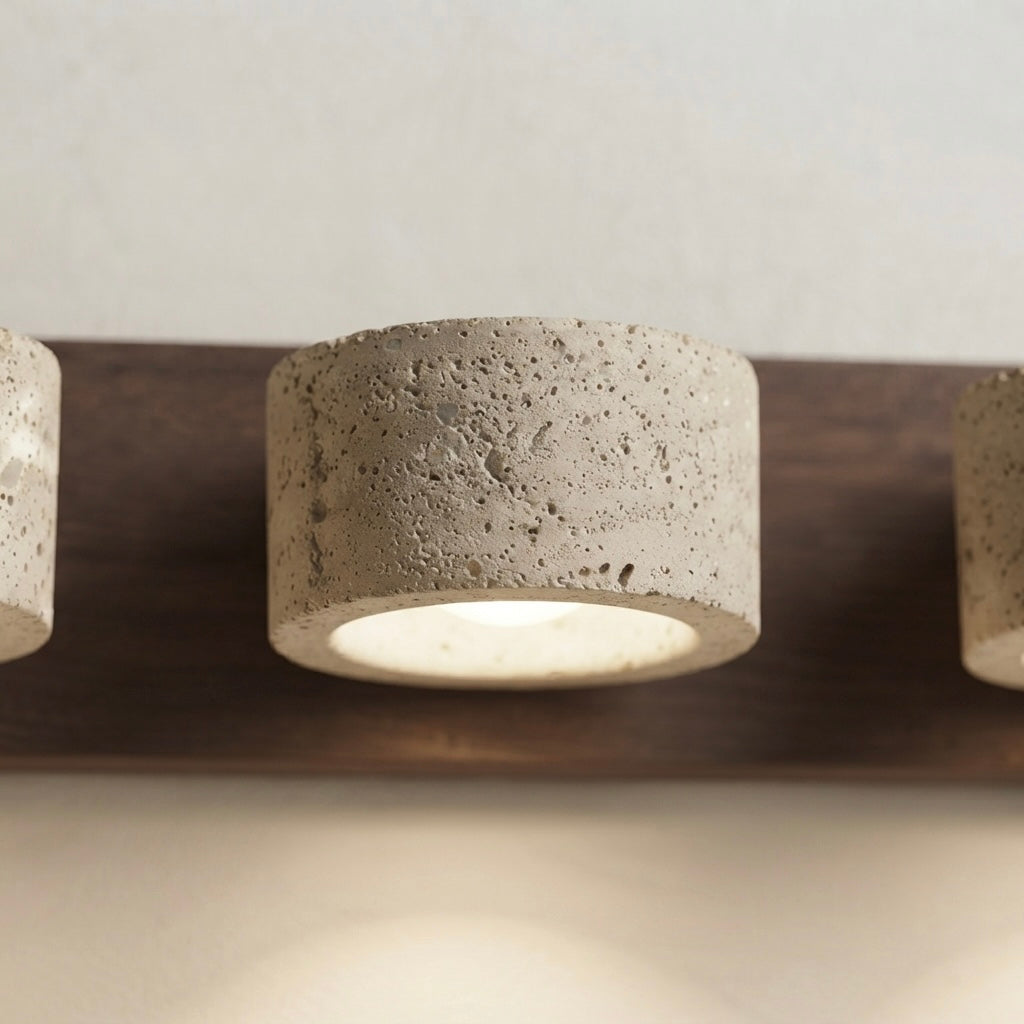 Zenith Bar, Linear, Travertine, Wall Light, Modern, Architectural