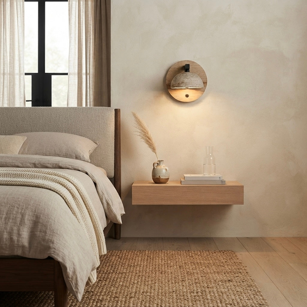 En, Modern, Stone, Sconce, Zen, Luxury
