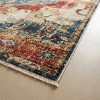 Astrid Distressed Red Boho Vintage Persian Area Rug