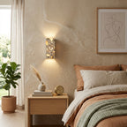 Kohaku, Ambient, Minimalist, Wall Light, Travertine, Boutique
