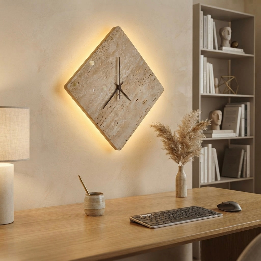Kaori, Sculptural, Japandi, Sconce, Natural, Stone
