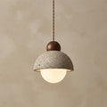Komorebi Sphere, Japandi, Travertine, Pendant Light, Minimalist, Organic