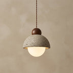 Komorebi Sphere, Japandi, Travertine, Pendant Light, Minimalist, Organic