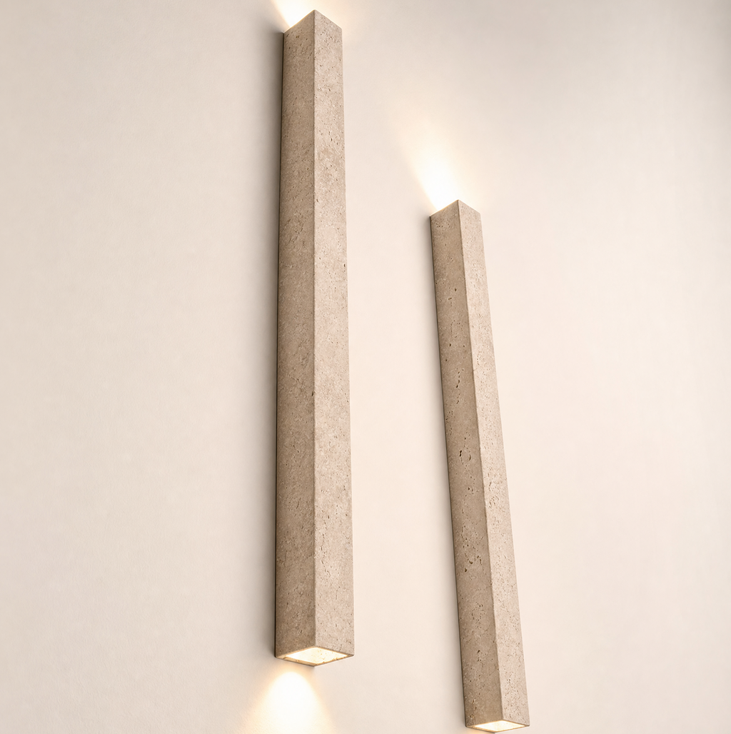 Column Sconce, Vertical Architectural Slim Contemporary Statement