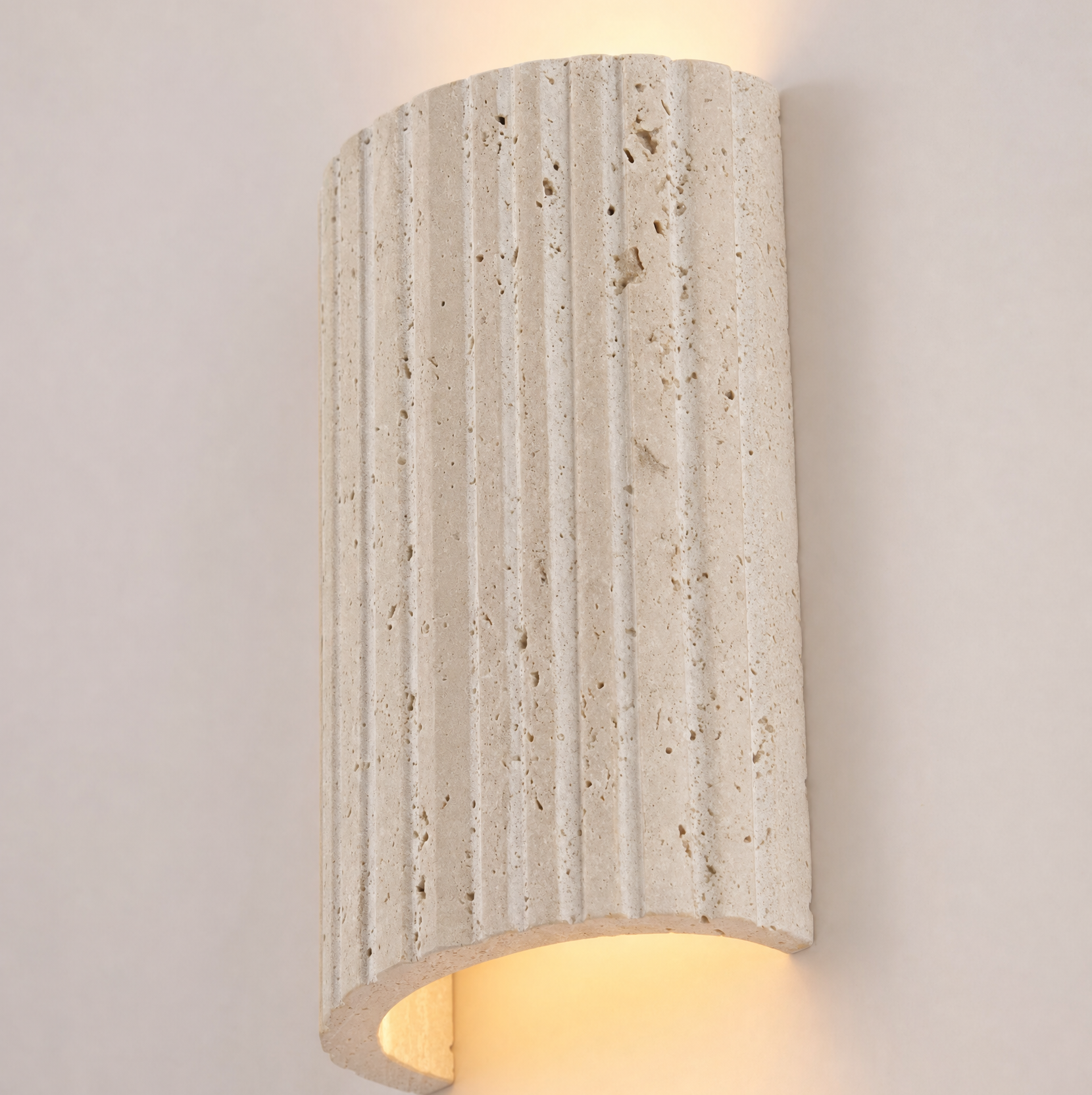 Aura Sconce, Minimalist Organic Sculptural Japandi Warm Glow