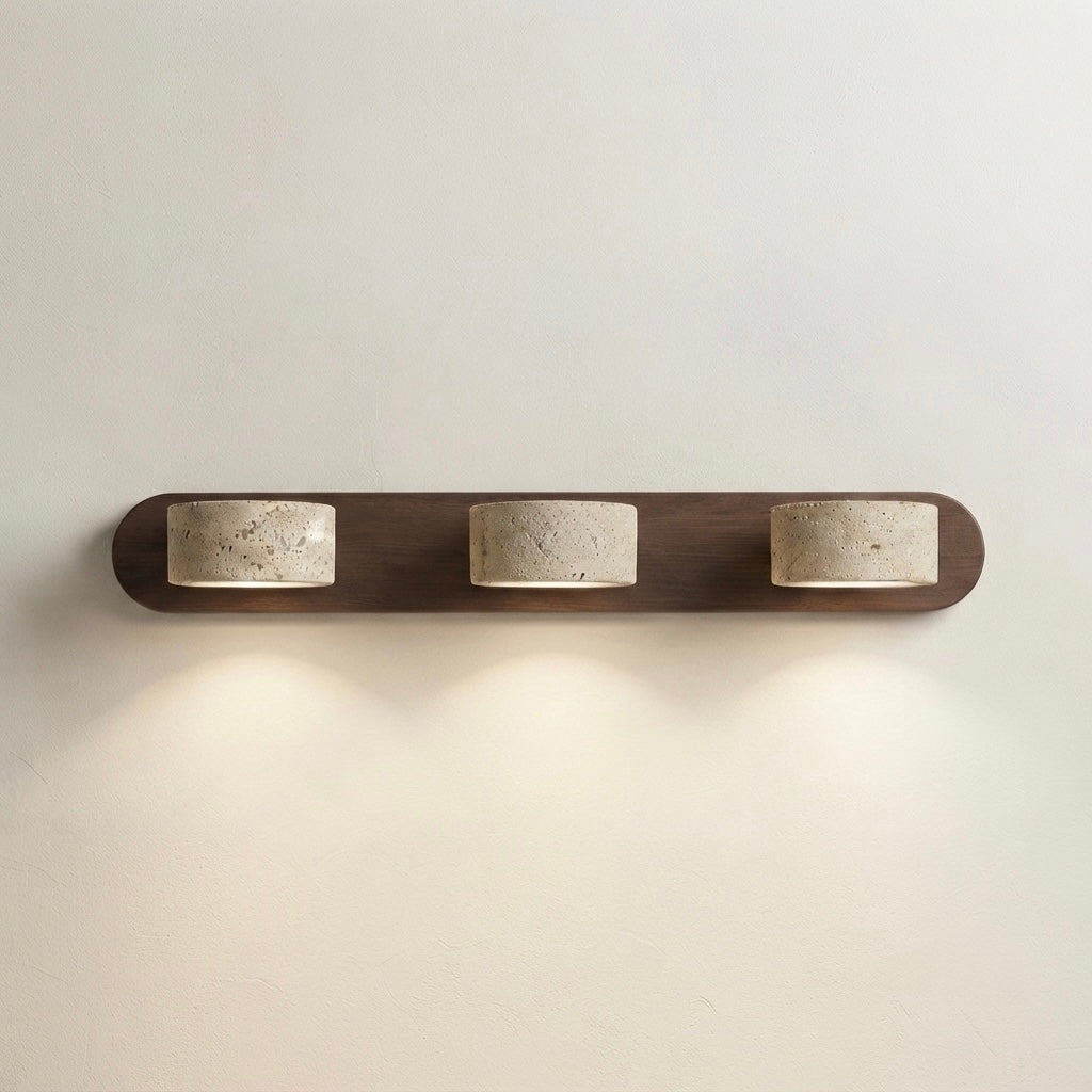 Zenith Bar, Linear, Travertine, Wall Light, Modern, Architectural