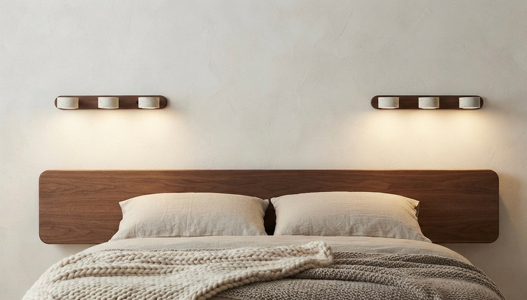 Zenith Bar, Linear, Travertine, Wall Light, Modern, Architectural