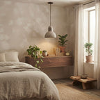 Wabi Cube, Modern, Stone, Hanging Light, Zen, Luxury