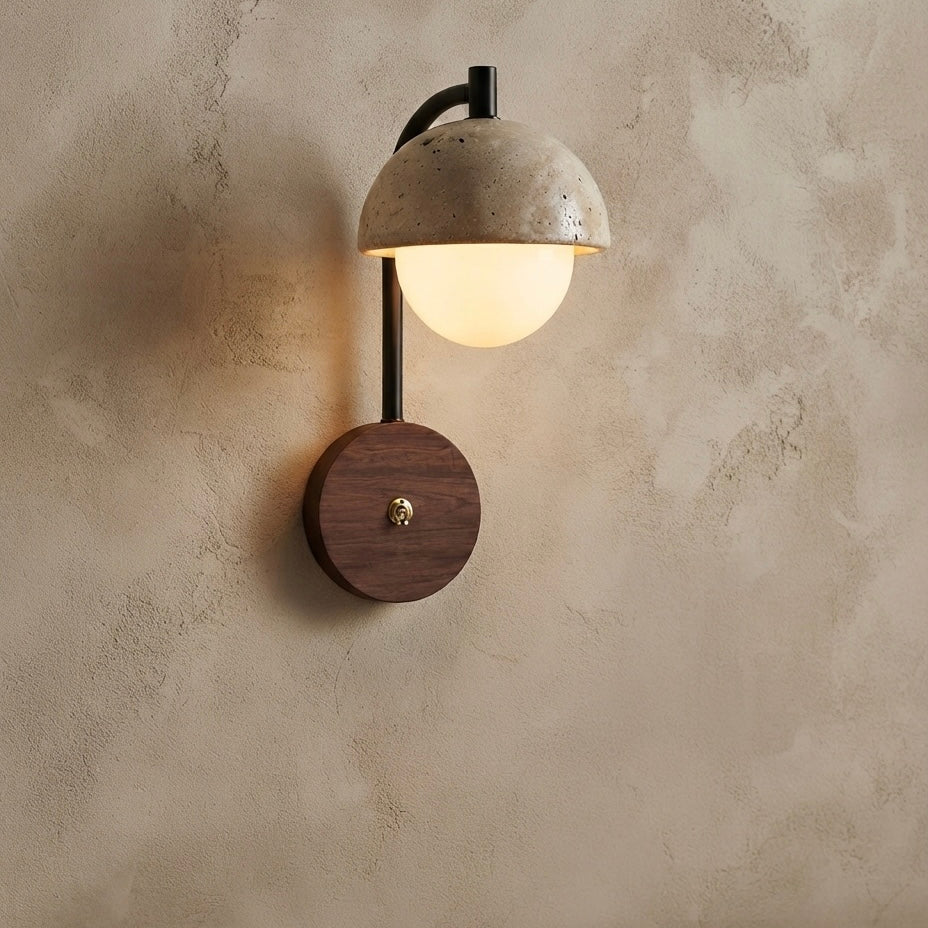 Yuzu Pillar, Vertical, Architectural, Travertine, Statement, Modern