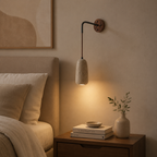 Renge, Sculptural, Japandi, Sconce, Natural, Stone