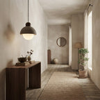 Komorebi Sphere, Japandi, Travertine, Pendant Light, Minimalist, Organic