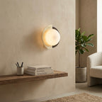 Shin, Architectural, Travertine, Wall Lighting, Contemporary, Earthy